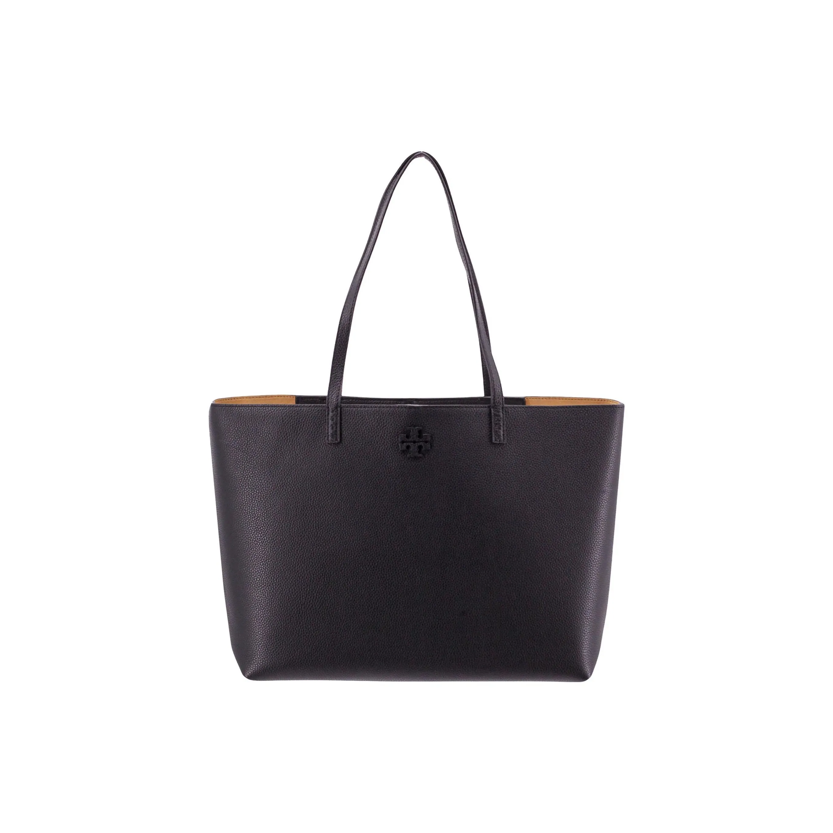 TORY BURCH McGraw Коровья кожа Тоут Сумка Сумка для покупок Сумка Сумка через плечо Стандартная Женская Черная