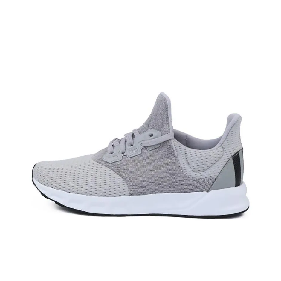 Adidas Cloudfoam Slip-resistant Abrasion-resistant Low Top Casual Running Shoes Unisex Gray Adidas Cloudfoam Противоскользящий Устойчивый к истиранию Низкий Топ Повседневные Беговые Кроссовки Унисекс Серый
