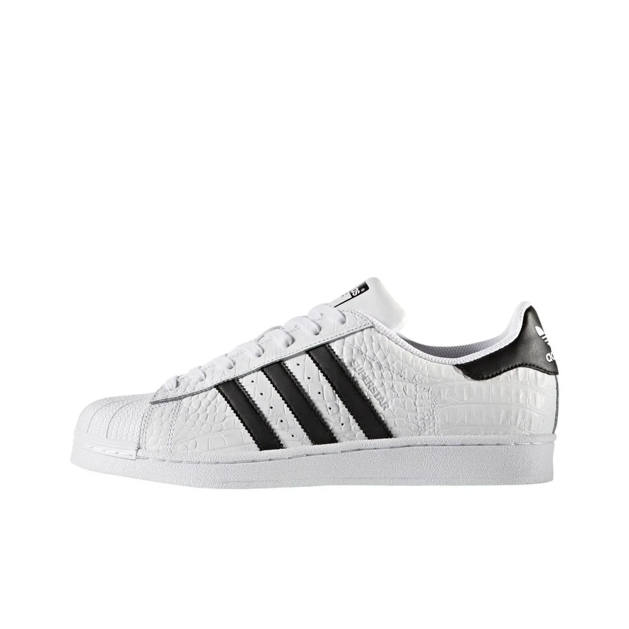 Adidas Originals SUPERSTAR Low Топ Скейтборд Кроссовки Унисекс Белый Черный