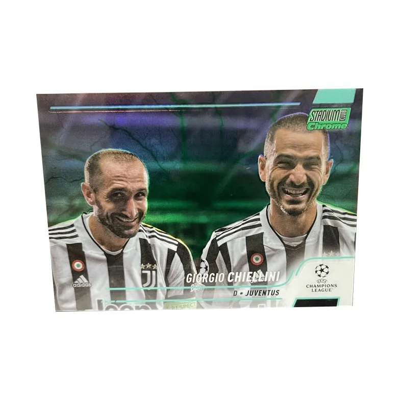 Topps Champions League Stadium Итальянская версия JUVENTUS Chiellini 199 шт Игрок Карта Качество Universal