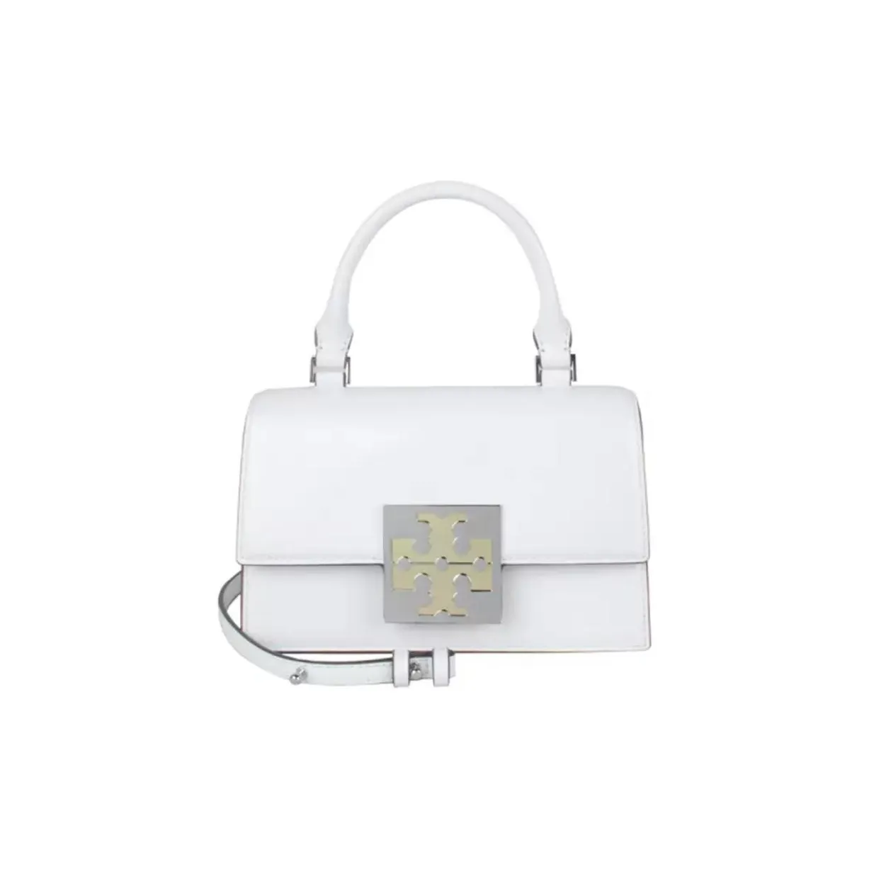 TORY BURCH BON Спилок коровьей кожи Сумка через плечо Сумка Мини Женская Белая