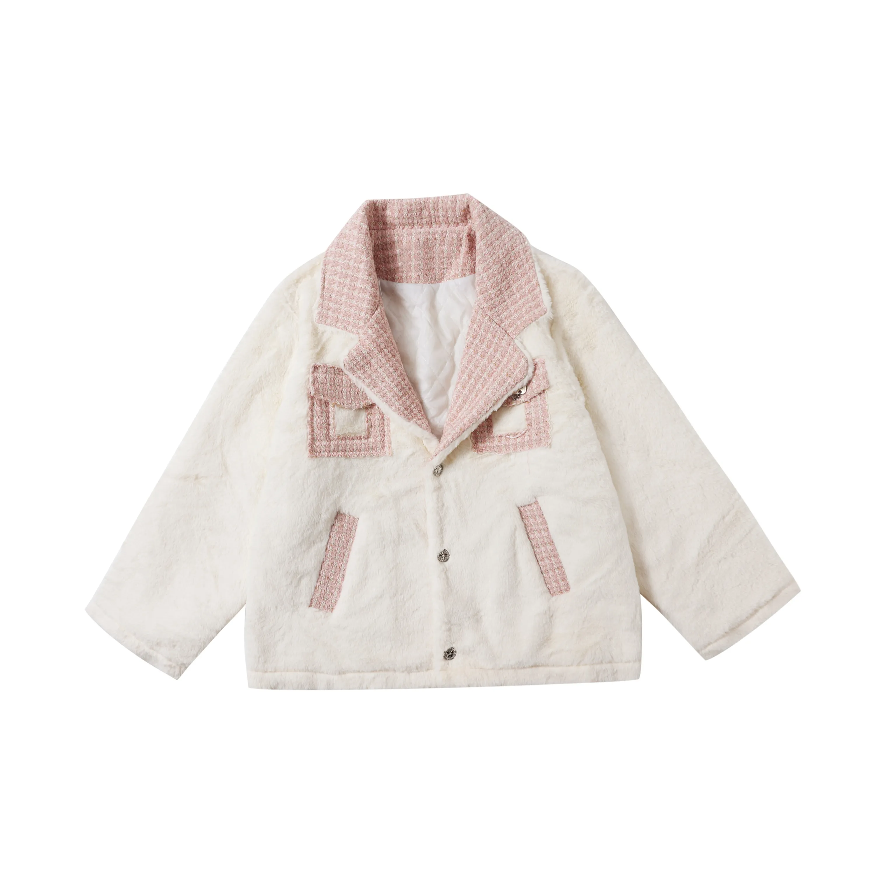 HTHK Velvet feel Coat Women's White
