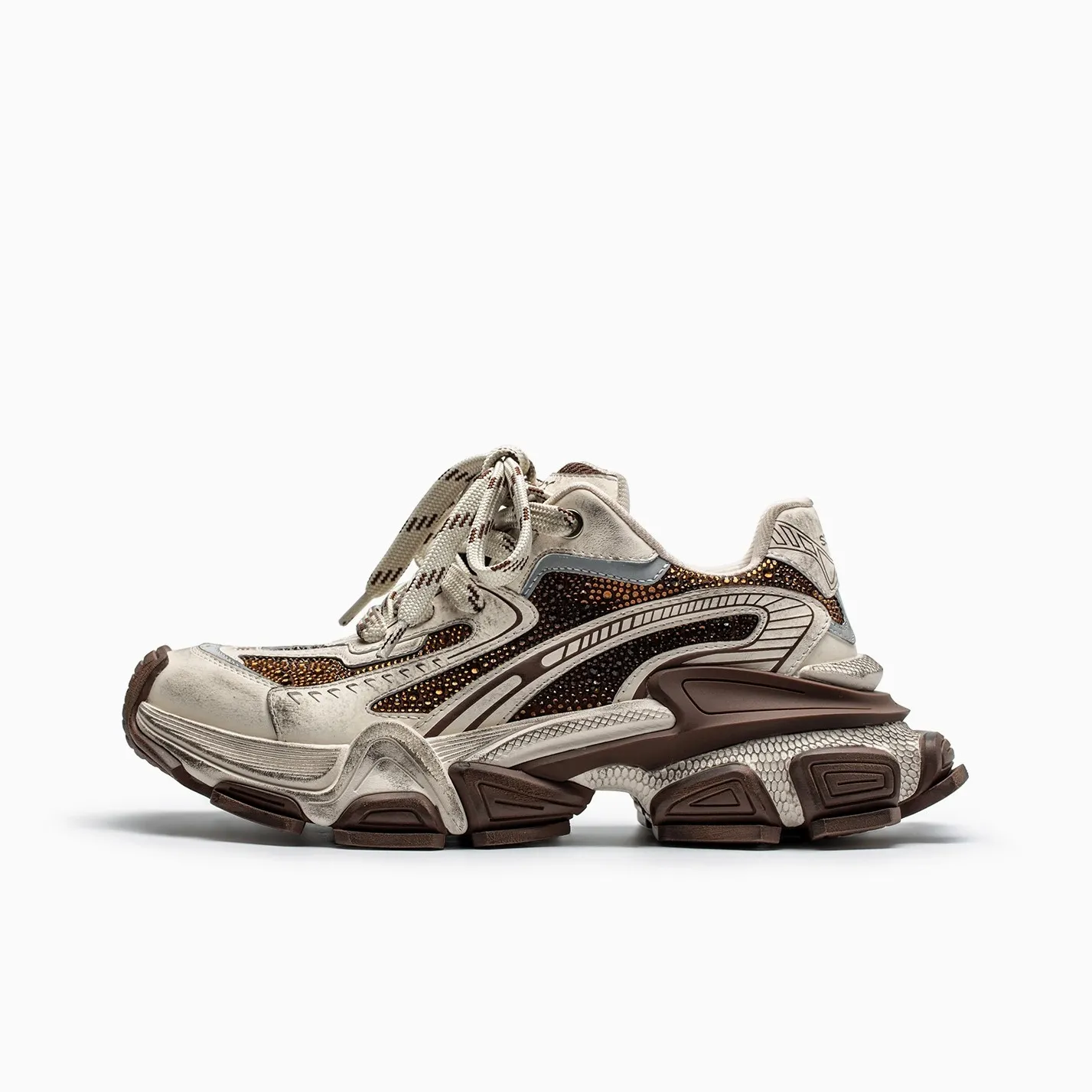 XSCZ Cushioning Anti-Slip And Wear-Resistant Low-Top Chunky Sneakers Women's
