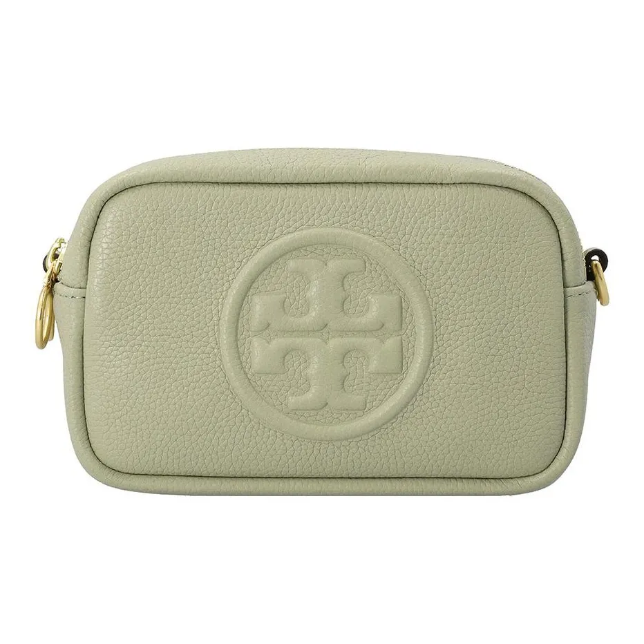 TORY BURCH PerryBOMBÉ Кожа Camera Сумка Сумка через плечо Сумка на плечо Мини Женская Зеленая