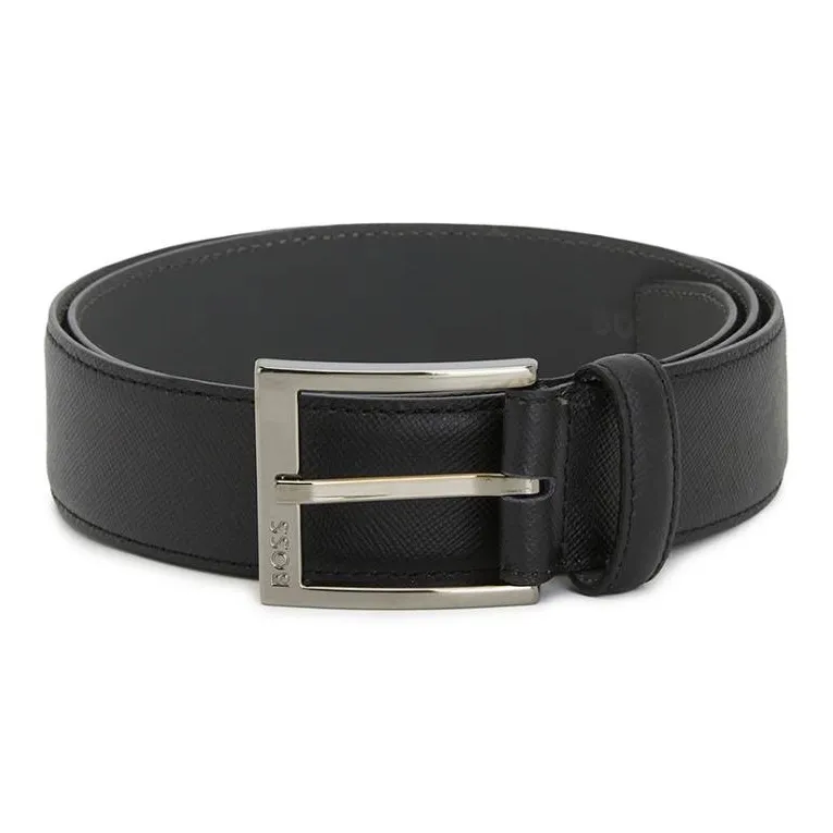 HUGO BOSS HUGO BOSS Logo Engraved Buckle Fastened Belt