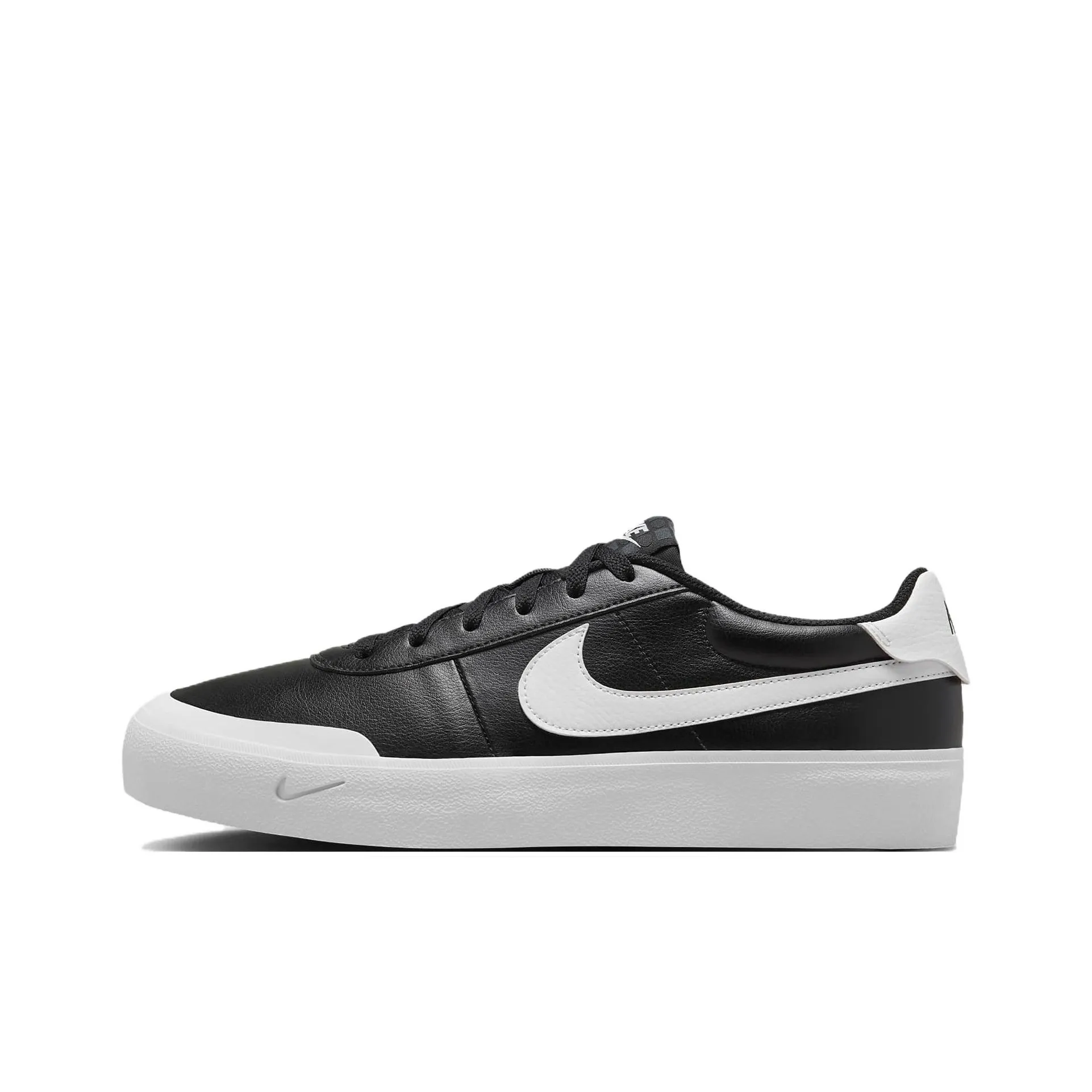 Nike Court Shot Slip Resistant Abrasion Resistant Низкие Кроссовки для скейтбординга Мужские Черно-белые