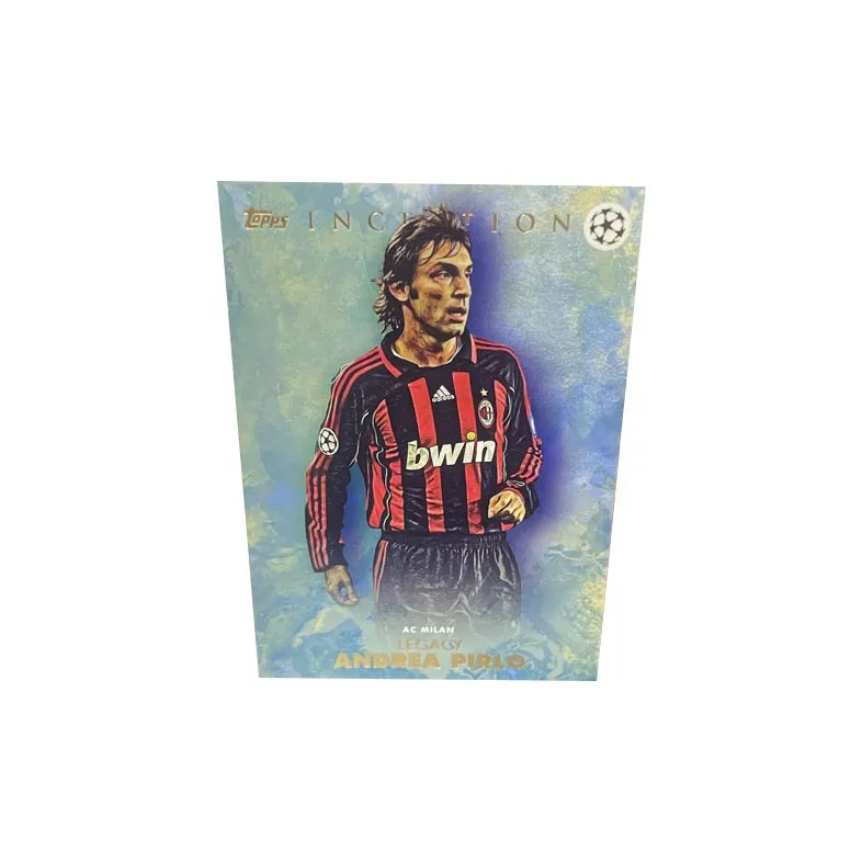 Topps Champions League Dream Space Итальянская версия AC Бежево-синий JUVENTUS Pirlo Игрок Карта Доступная карта