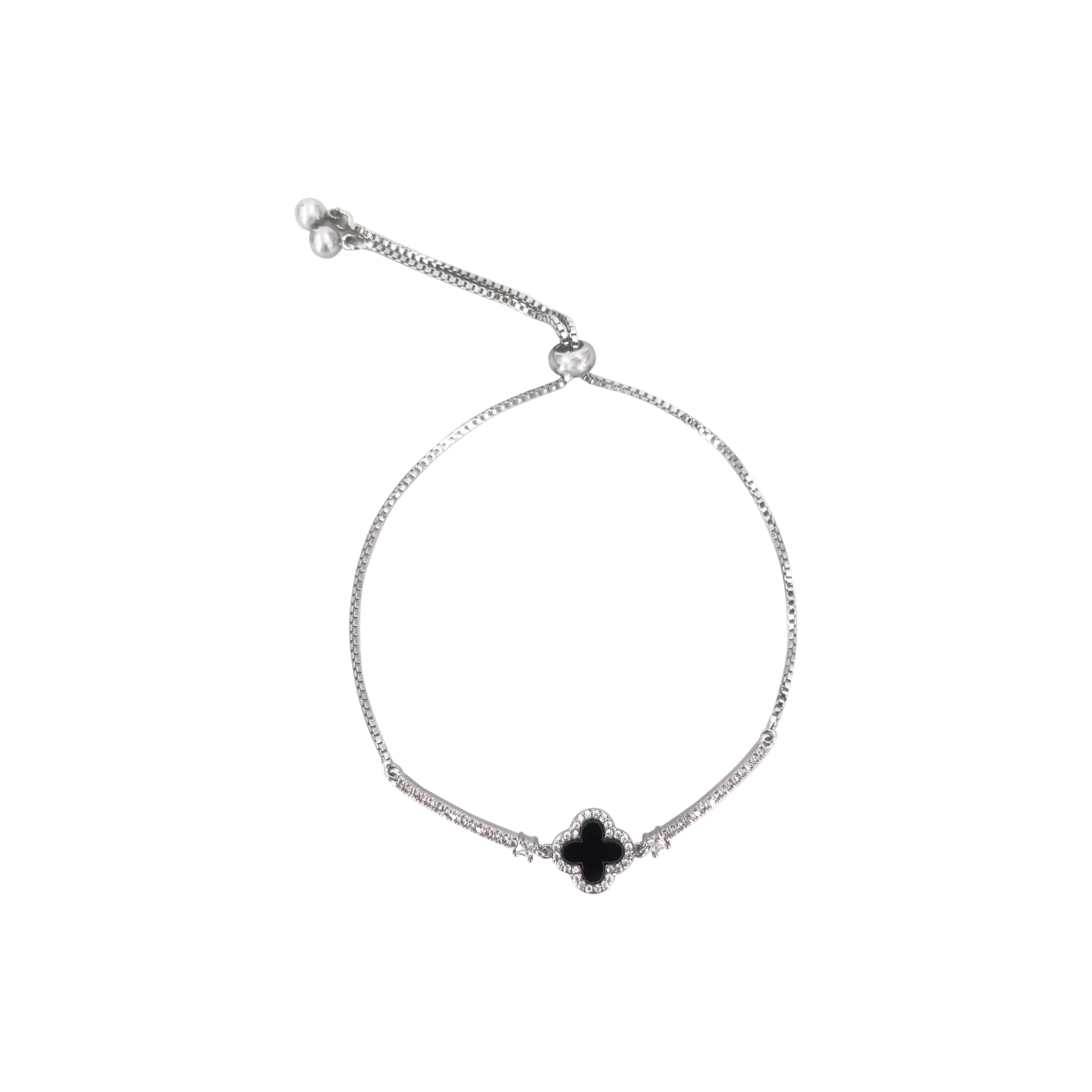 PINK U Сплав Браслеты Женские Серебристые