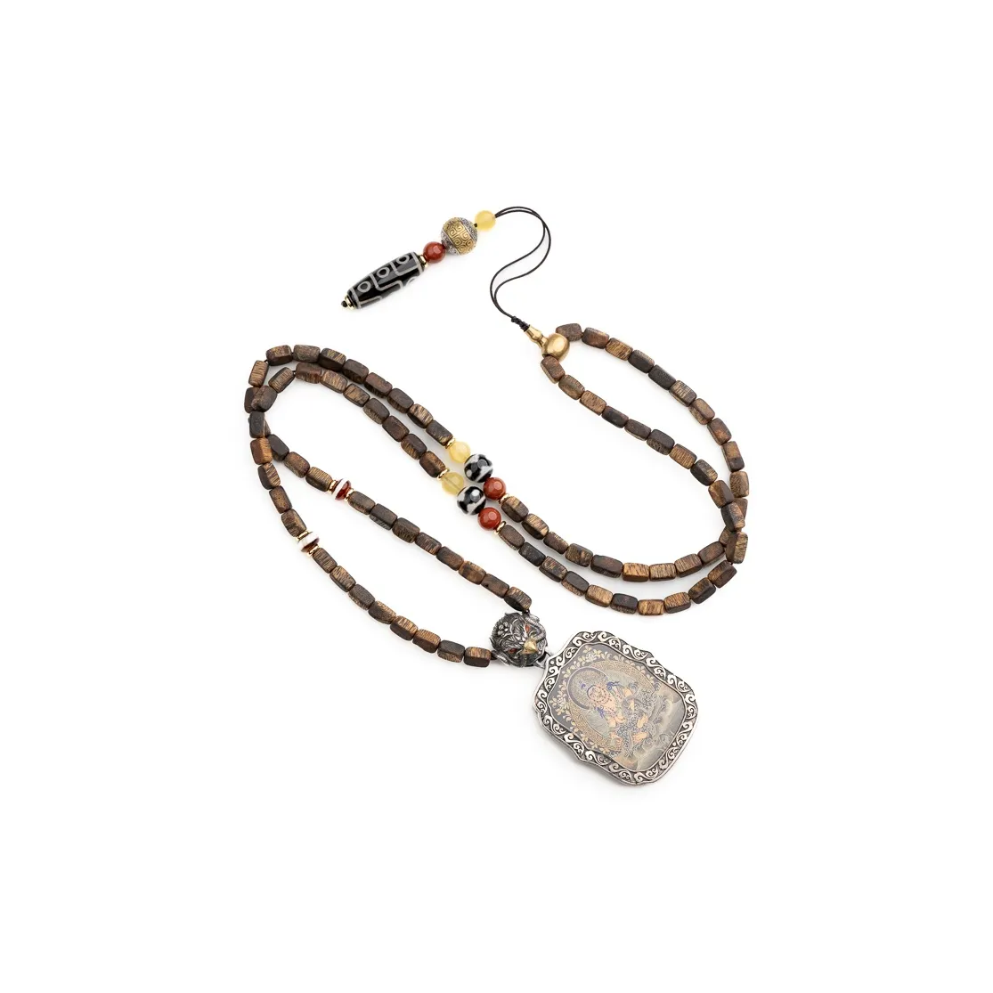 Xianyuan Agarwood Bead Chain Unisex