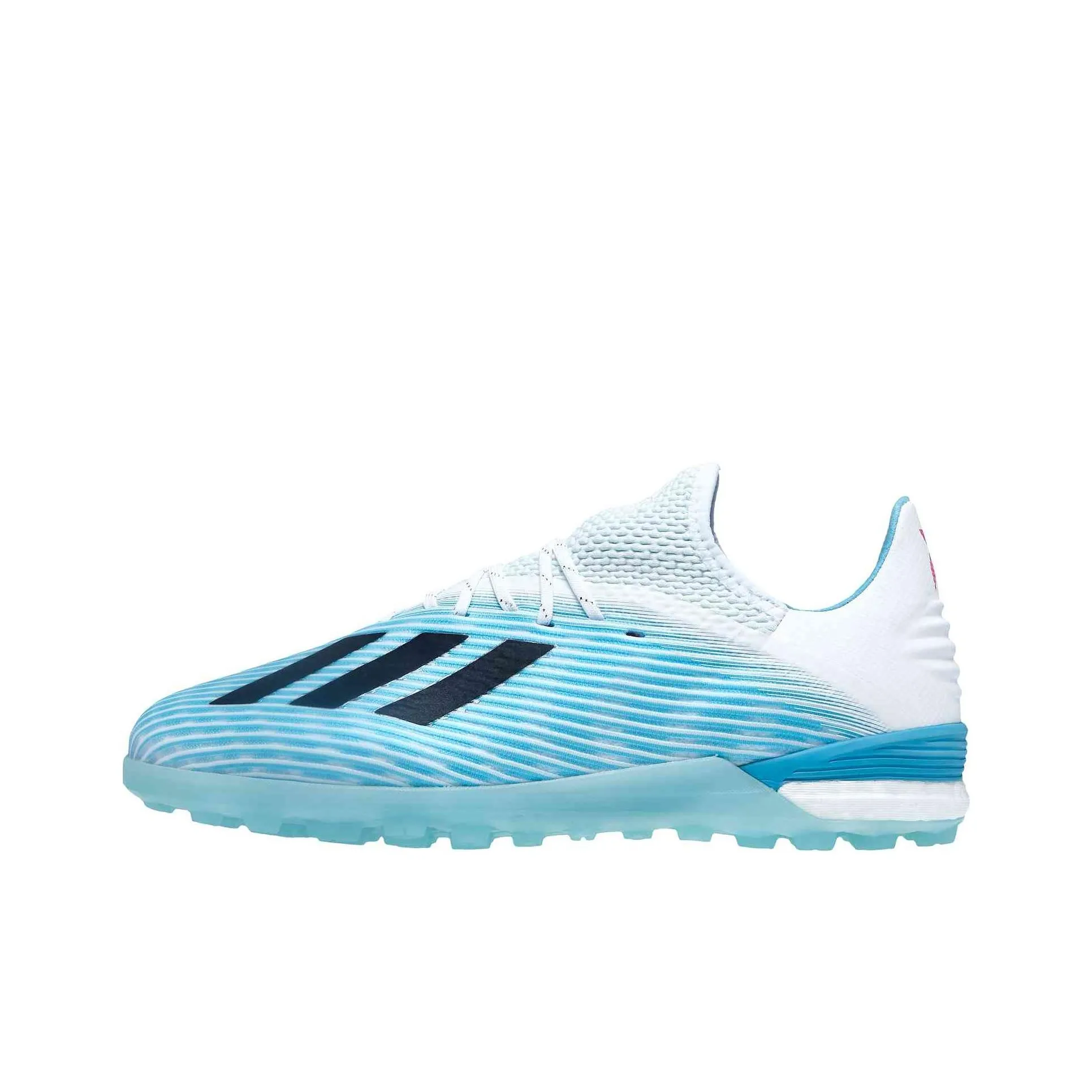 Adidas X 19.1 TF Rubber Broken Studs Anti Slip Wear Resistant Soccer Shoes Men's Blue