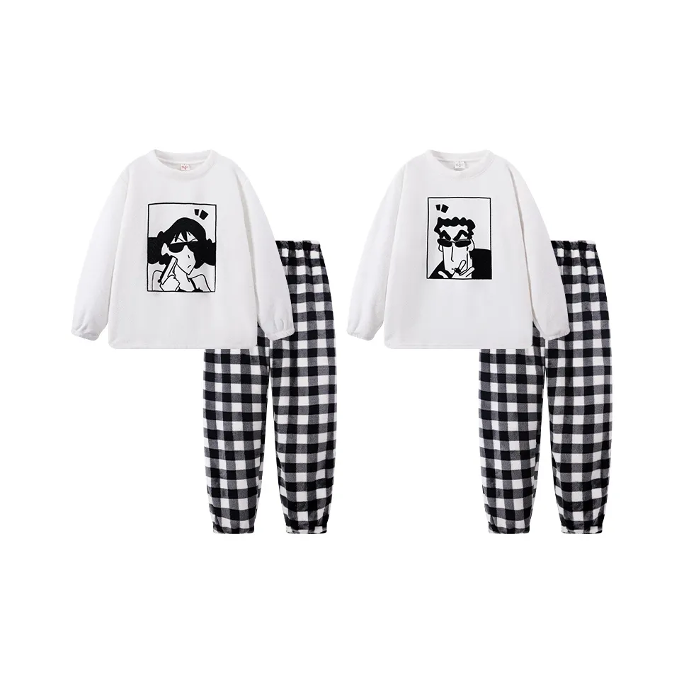 Maultiay Pajama Set Unisex White