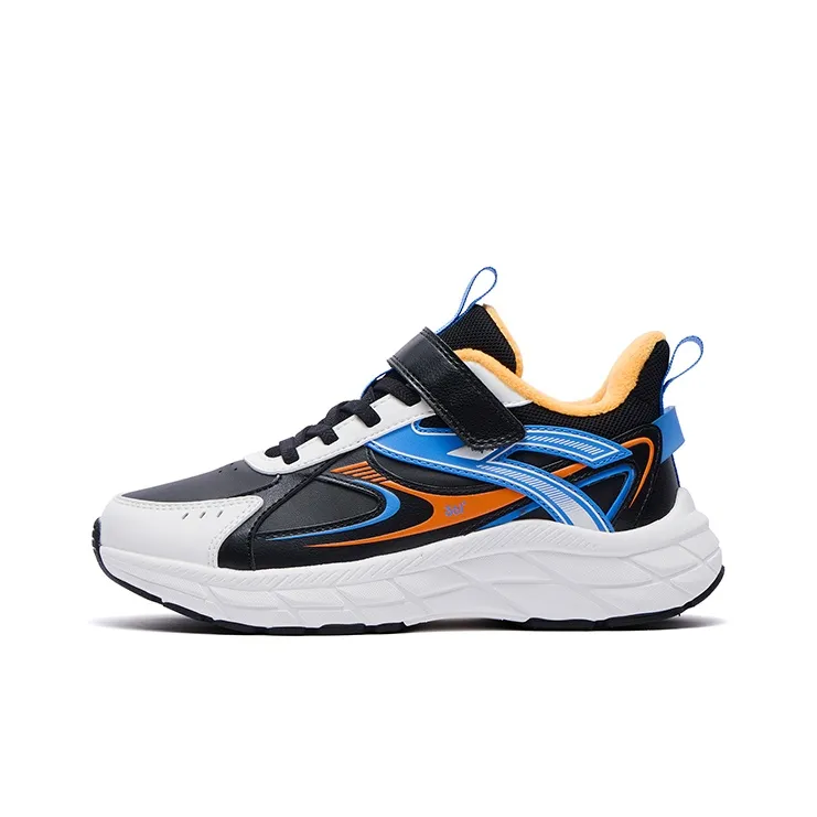 361°KIDS' Повседневный Низкий Топ Угольный Черный/Перо Белый/CH Синий Школьный