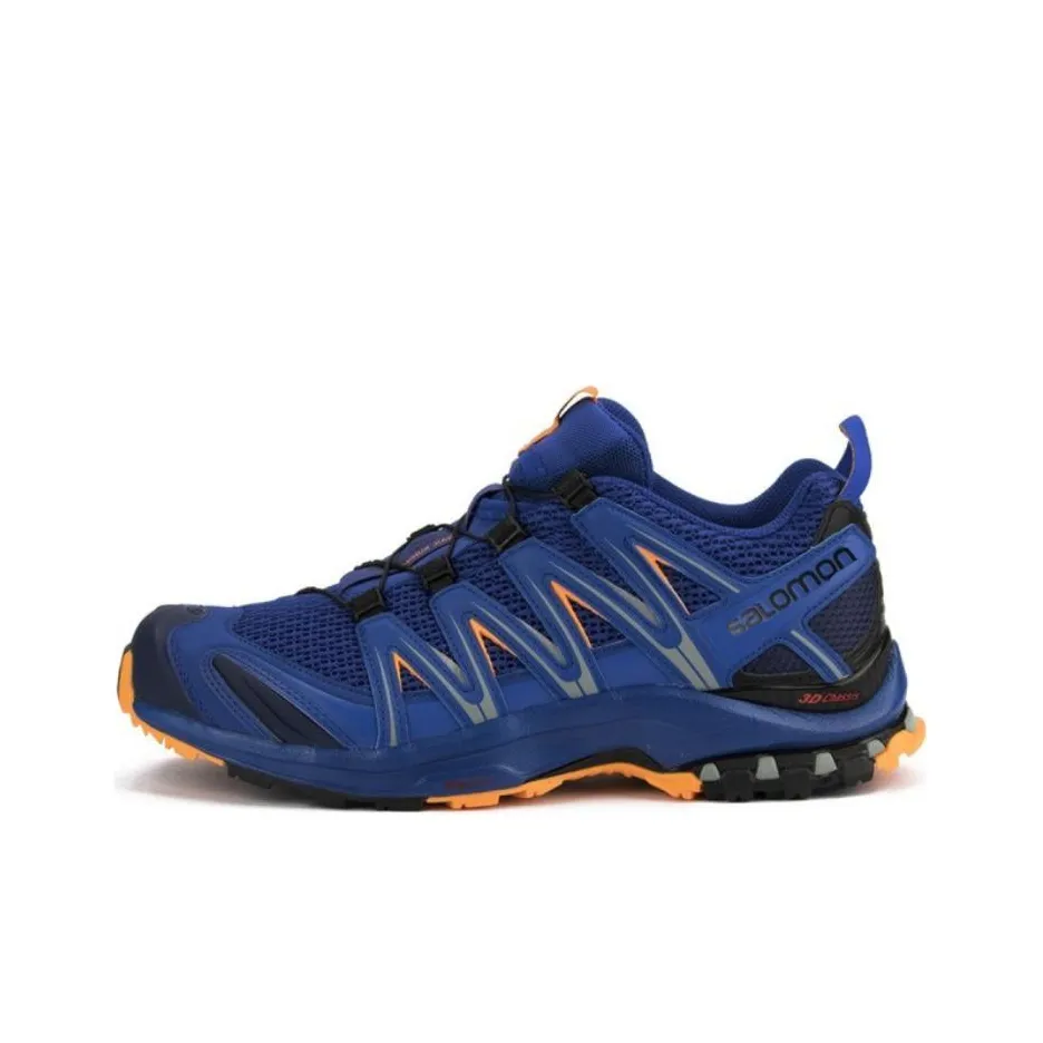 SALOMON XA PRO 3D Anti Slip Wear Resistant Low Top Trail Running Shoes Men's Blue