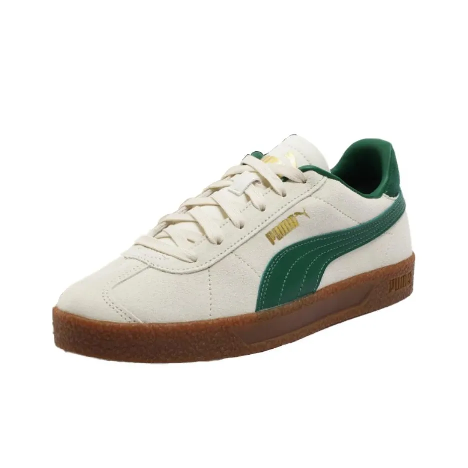 PUMA Club Low Топ Скейтборд Кроссовки Унисекс Белый Зеленый