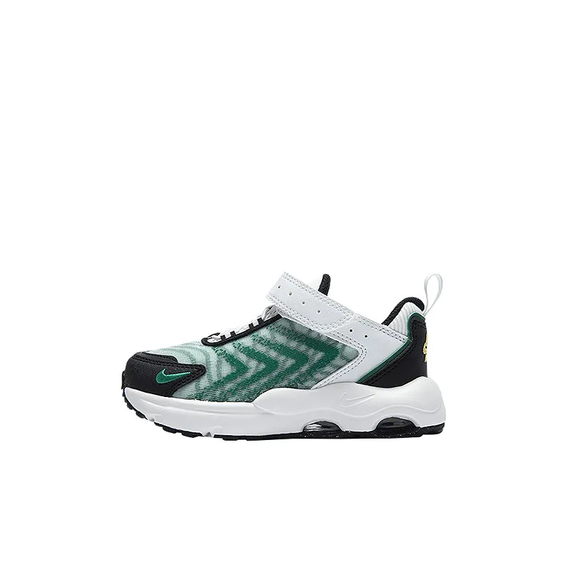Nike Air Max TW Abrasion Resistant Low Top Kids' Running Shoes White Green Kids'