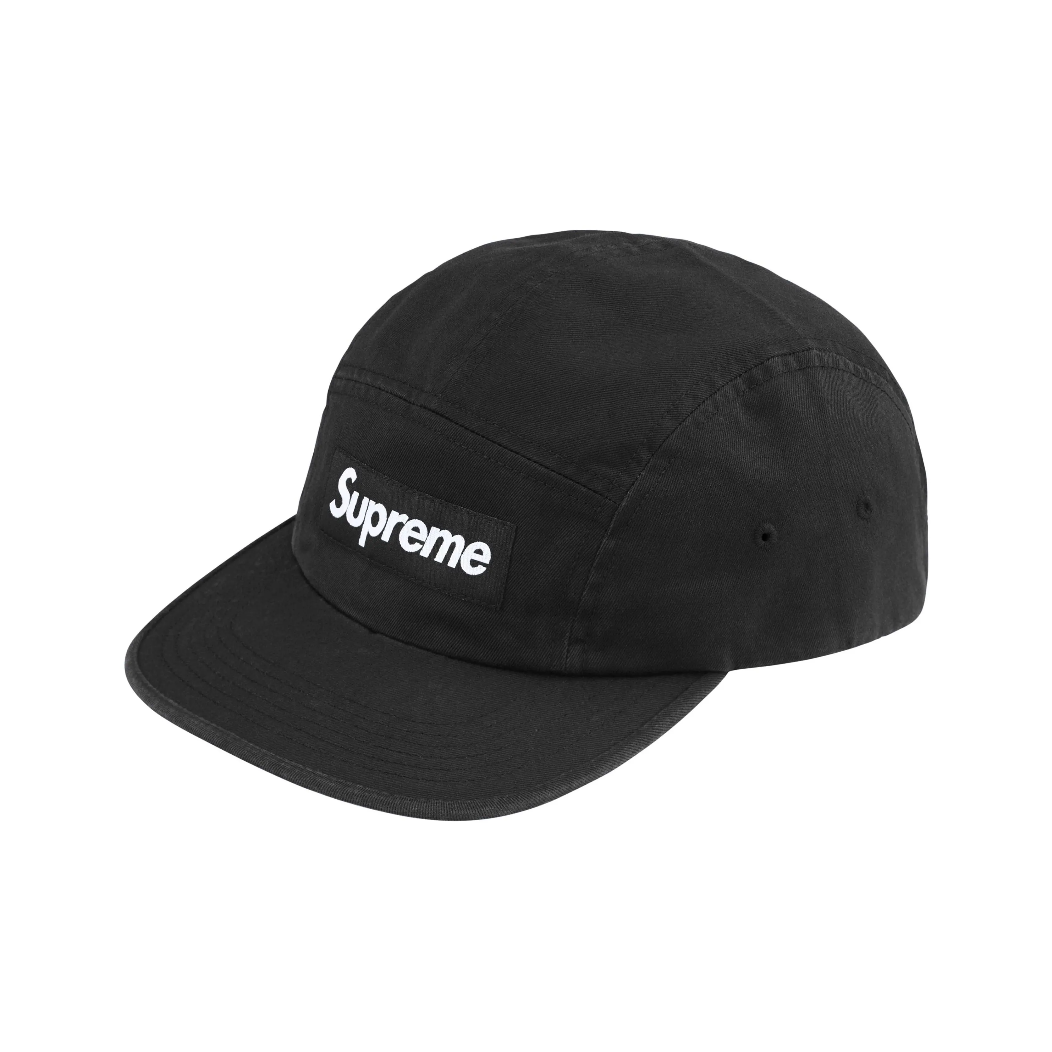 Supreme Washed Chino Twill Camp Cap FW24