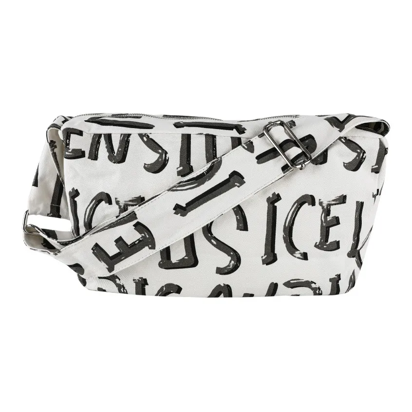 ALOENEY Холщовая сумка сумка через плечо большая унисекс разноцветная