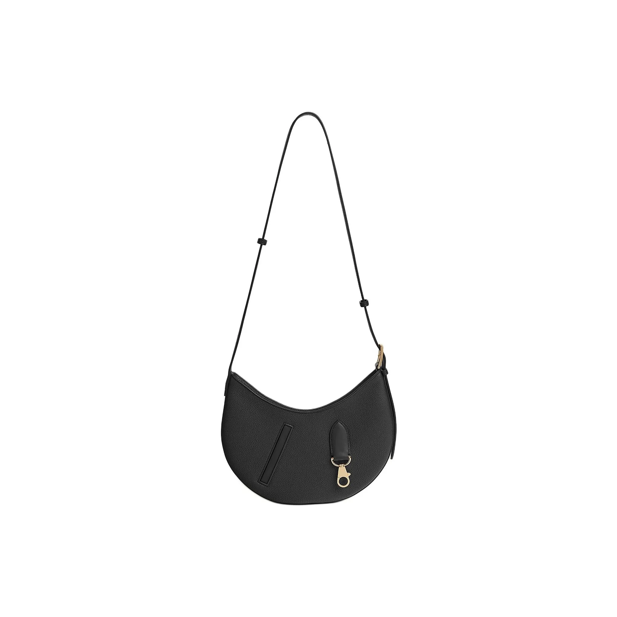 HERMES P'tit Arcon Togo Leather With Swift Calfskin Shoulder Bag Crossbody Bag Women's Black