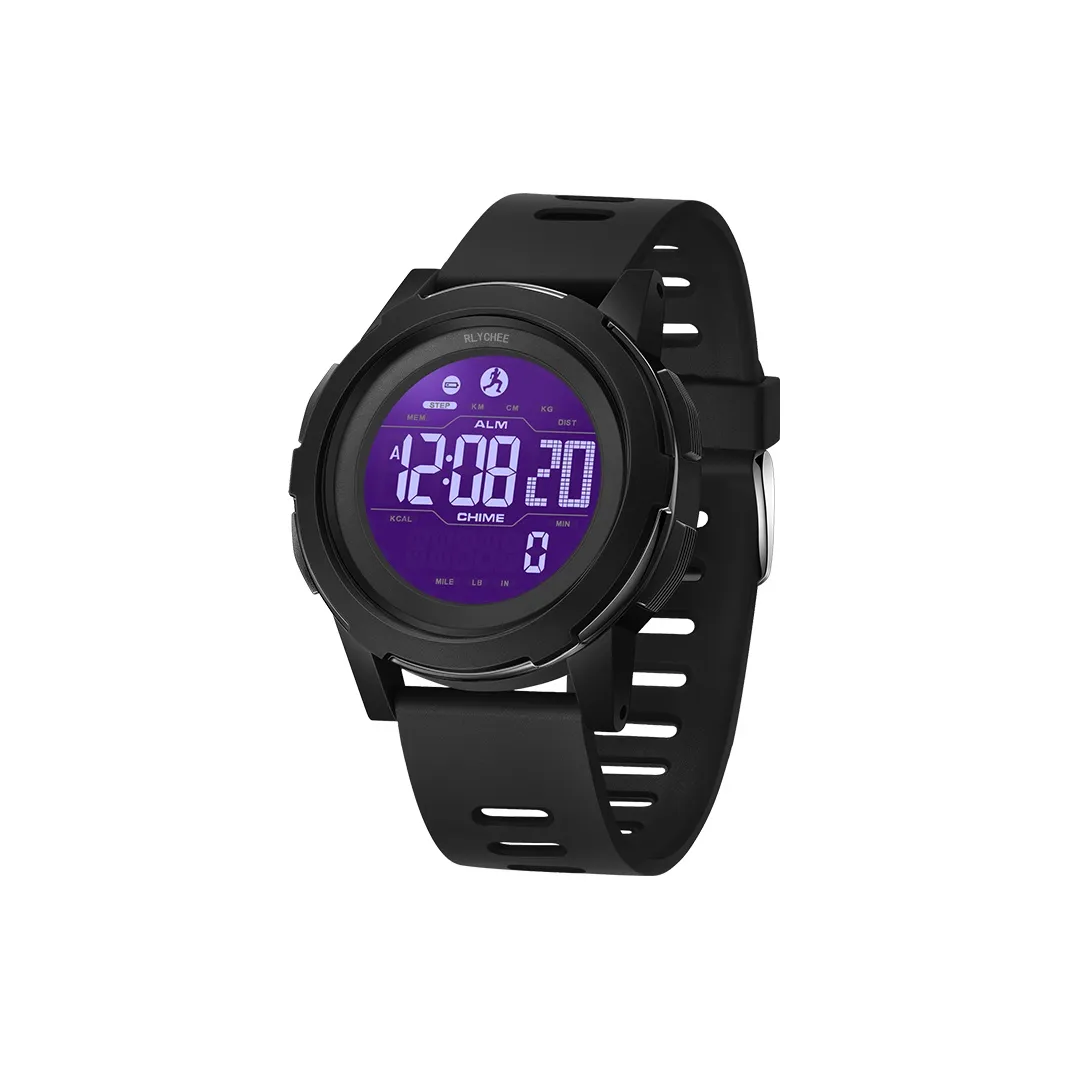 Rlychee GOOD Looking Унисекс Студенческие Часы Спортивная Серия Электронные Часы Механические Часы Унисекс Черный Циферблат