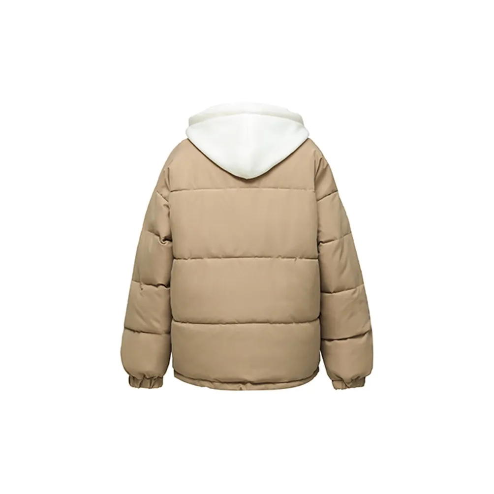 Flowers In Water Puffer Jacket Women's
