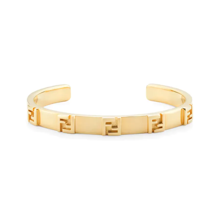 FENDI Brass Bangles Women's Gold