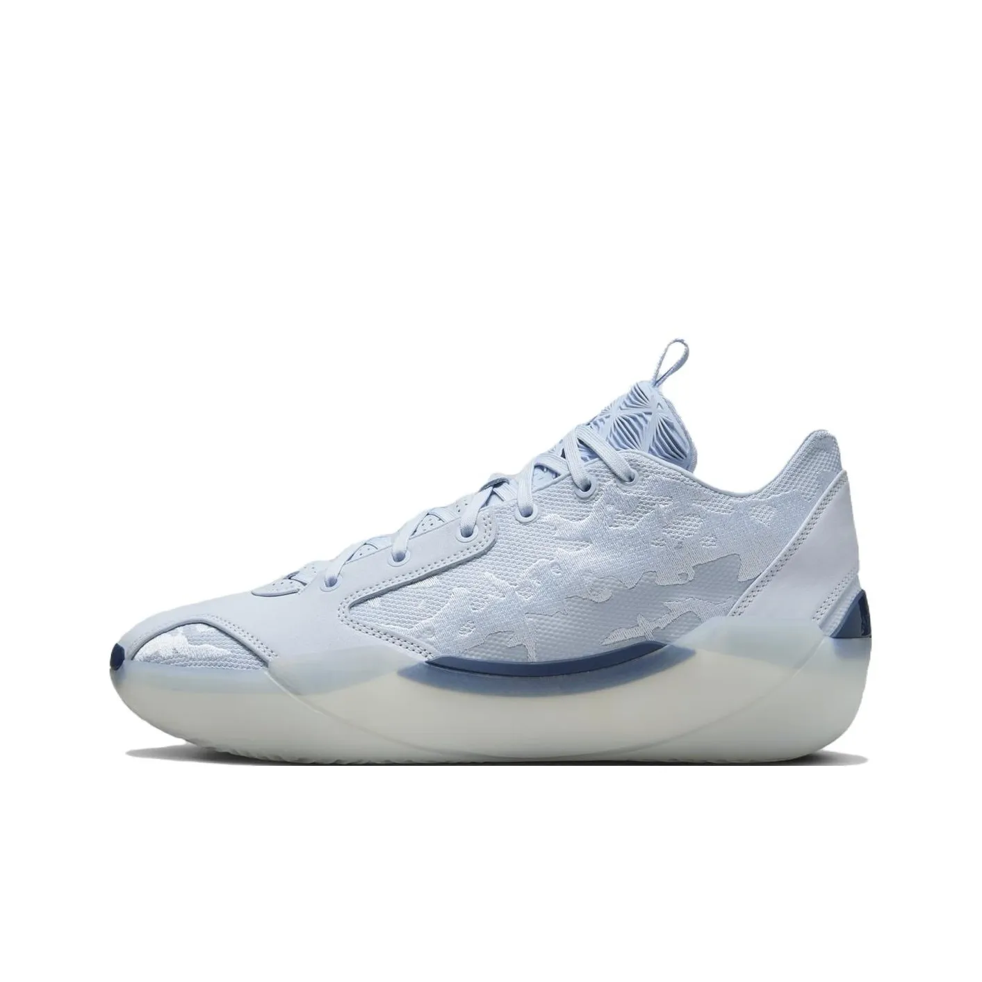 Jordan Air Jordan 39 Anti Slip Wear Resistant Low Top Basketball Shoes Unisex Light Blue