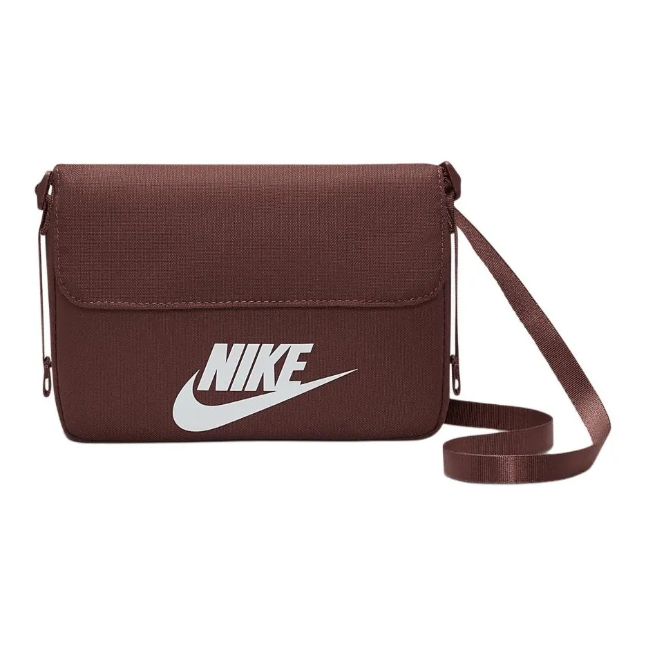 Nike Ткань Сумка через плечо Стандартная Унисекс Красный Коричневый