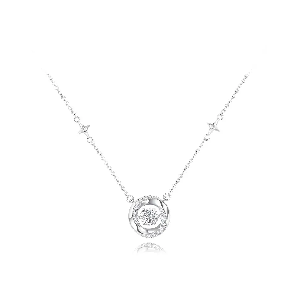 FANFRI Zircon Necklaces Women's Couple Anniversary Birthday Women's, Sweet Box