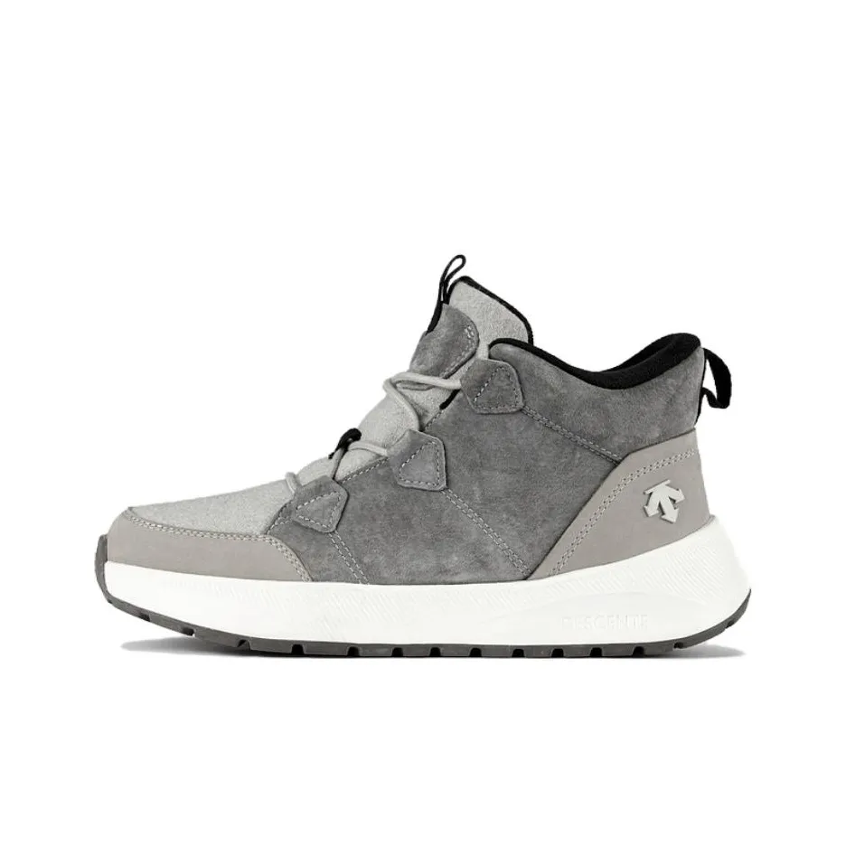 DESCENTE Ski Style Устойчивый к истиранию Противоскользящий Короткий Сноубутсы Женские Серый