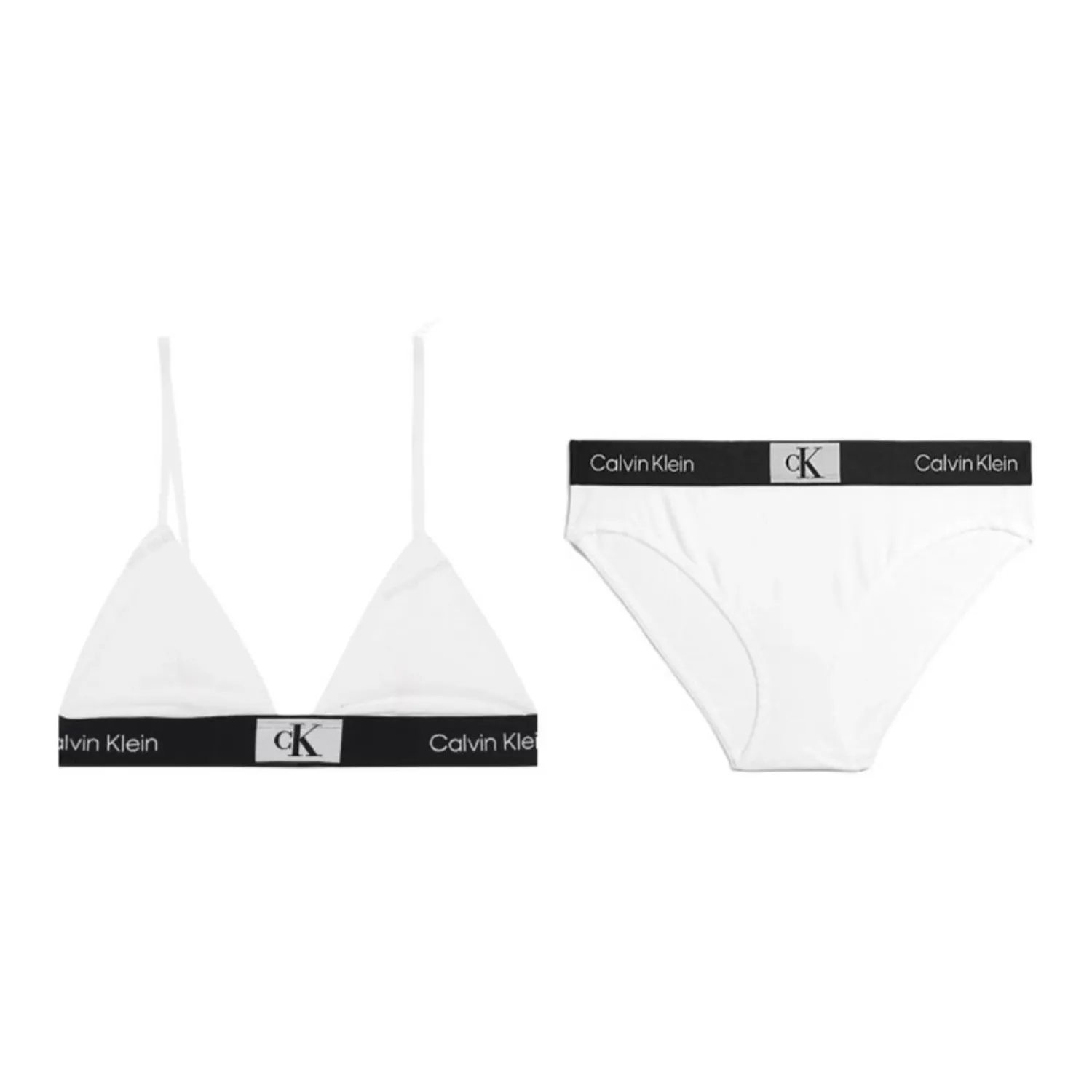 Calvin Klein Elastic Logo Waistband Pack Of Two Briefs