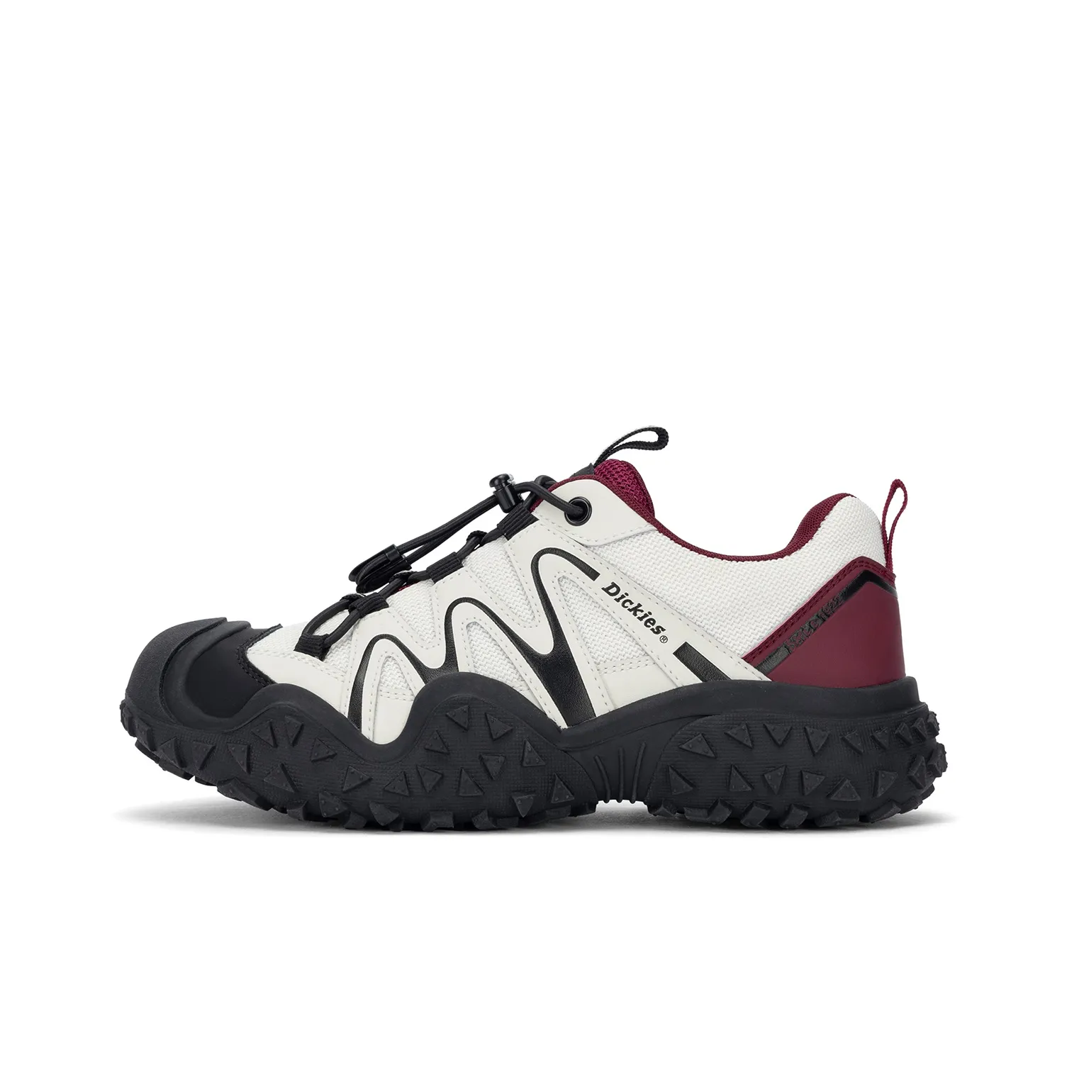 Dickies Wear-Resistant Low-Top Chunky Sneakers Women's Beige Red