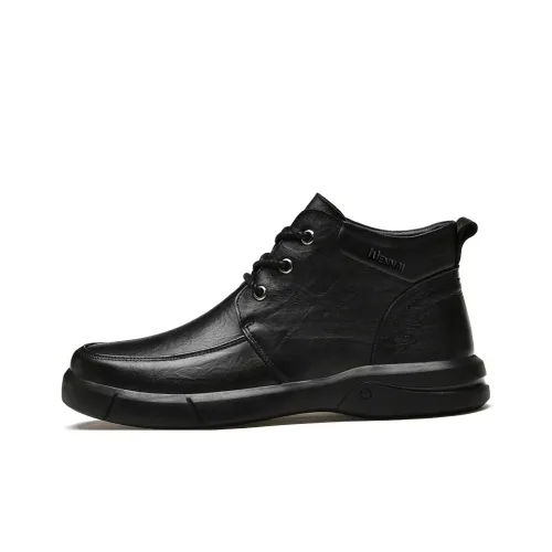 Wen Nai Мужские повседневные туфли Low Top Черные для мужчин