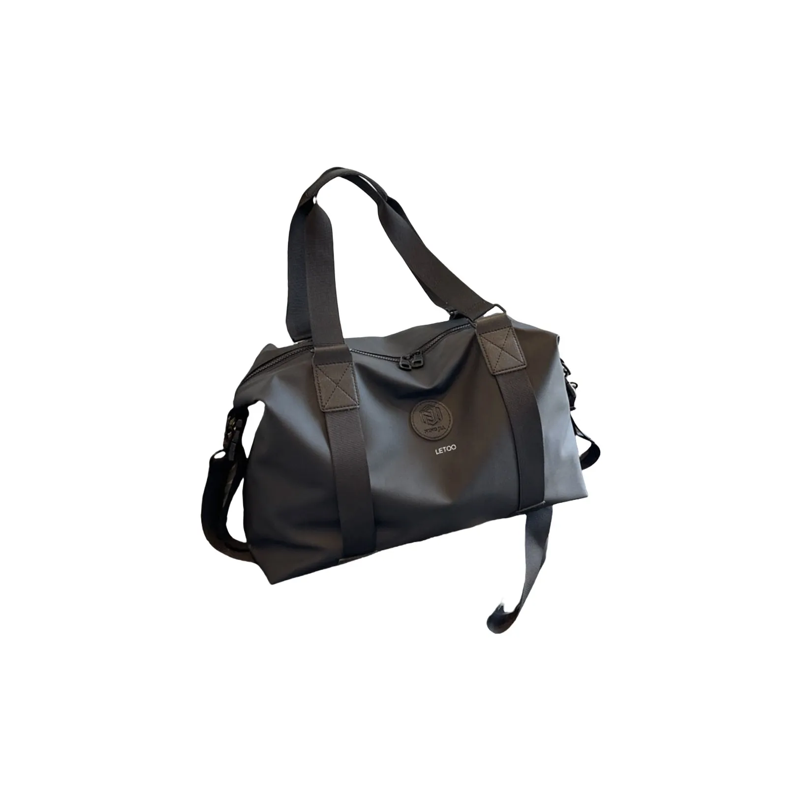 LETOO Oxford Travel Bag 35L Unisex Black Gray Pink