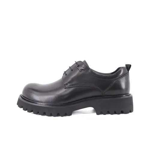TRANOI Мужские повседневные туфли Low Top Черные Мужские