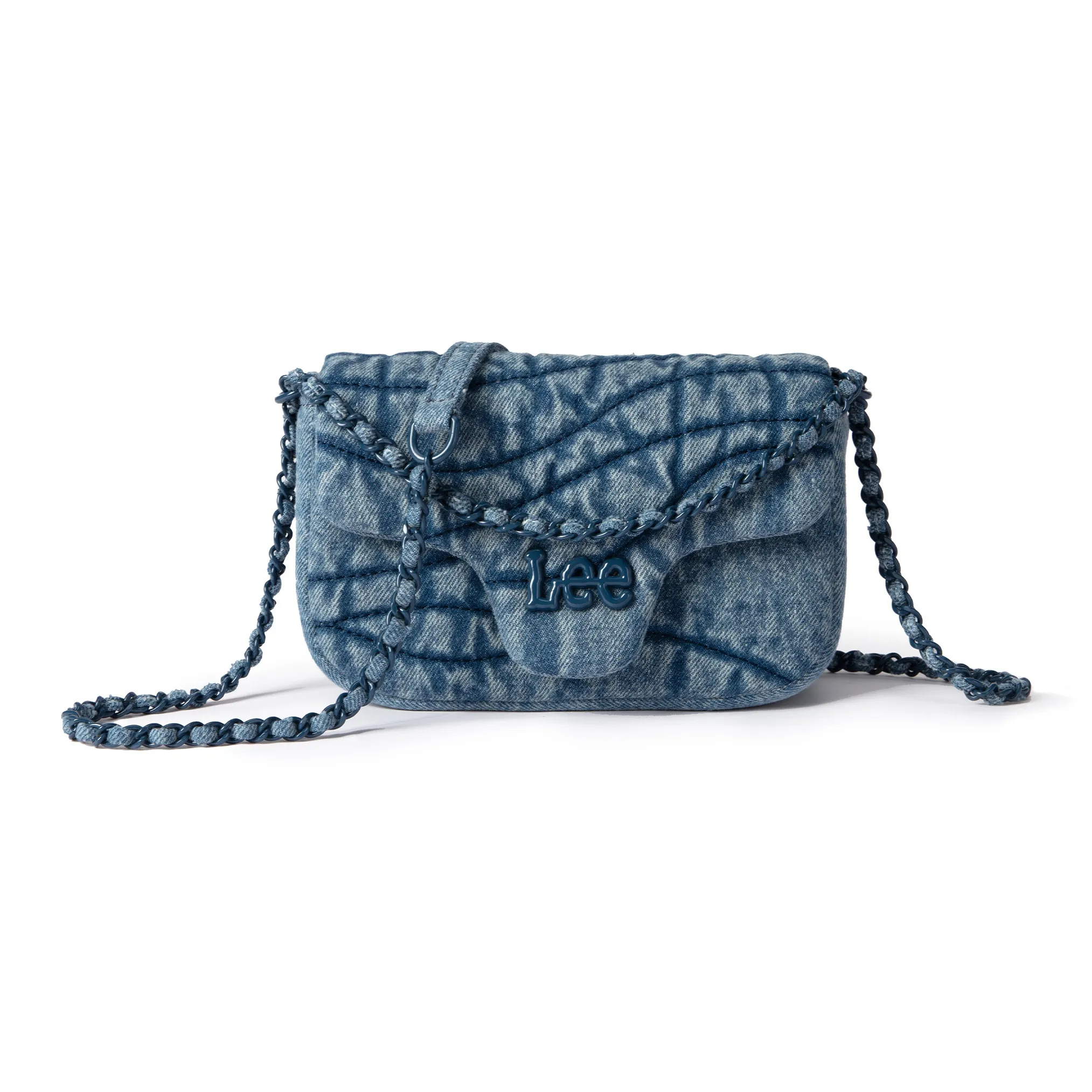 Ли совместный модель Деним Сумка через плечо Стандартная Женская Светло-синяя
