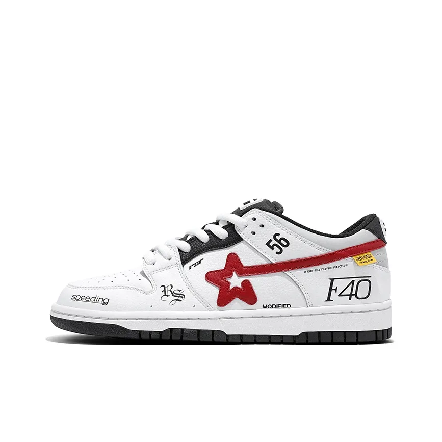 RIPSTAR Скейтборд Кроссовки Низкие F40 Включает Шнурки + Ароматерапия Планшет + Обувь Чистка Мокрая Салфетка ETC. Унисекс