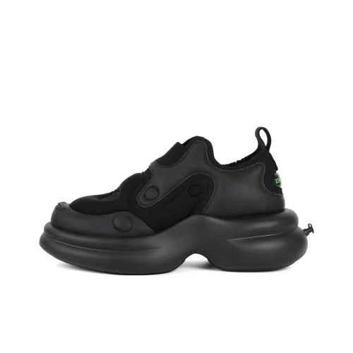 ZERO COSMOS Толстоподошвенные кроссовки Low Top Черные Унисекс