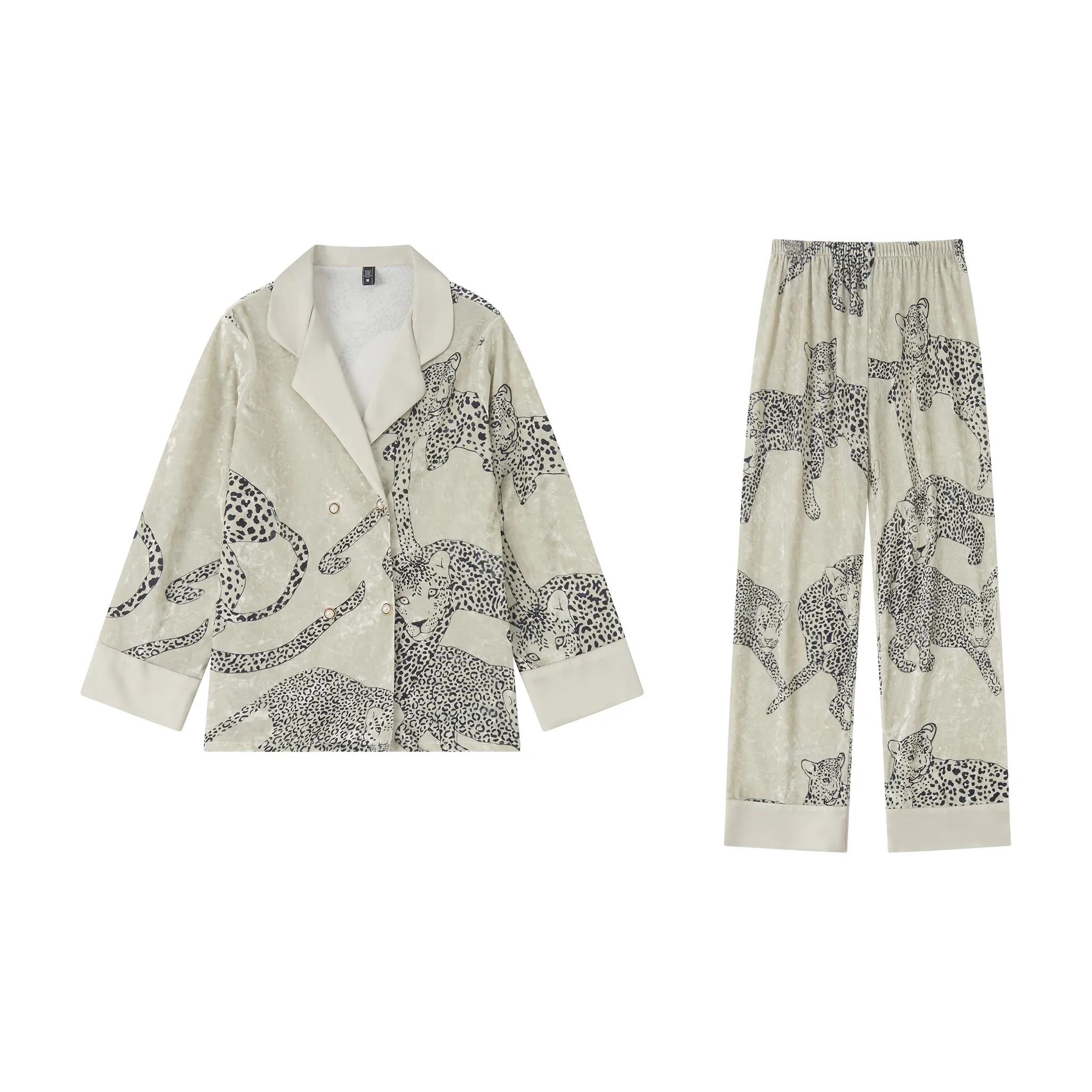 Kosrood Пижамный комплект женский светло-серый