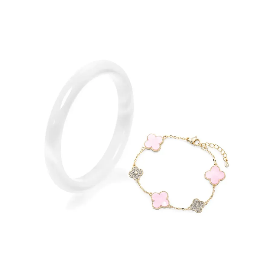 KiNGZiT Artificial Glass Cat's Eye Bangles Women's