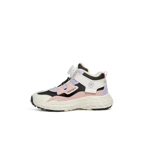 TARANIS Детские беговые кроссовки Low Top Черный/Белый/Розовый Kids