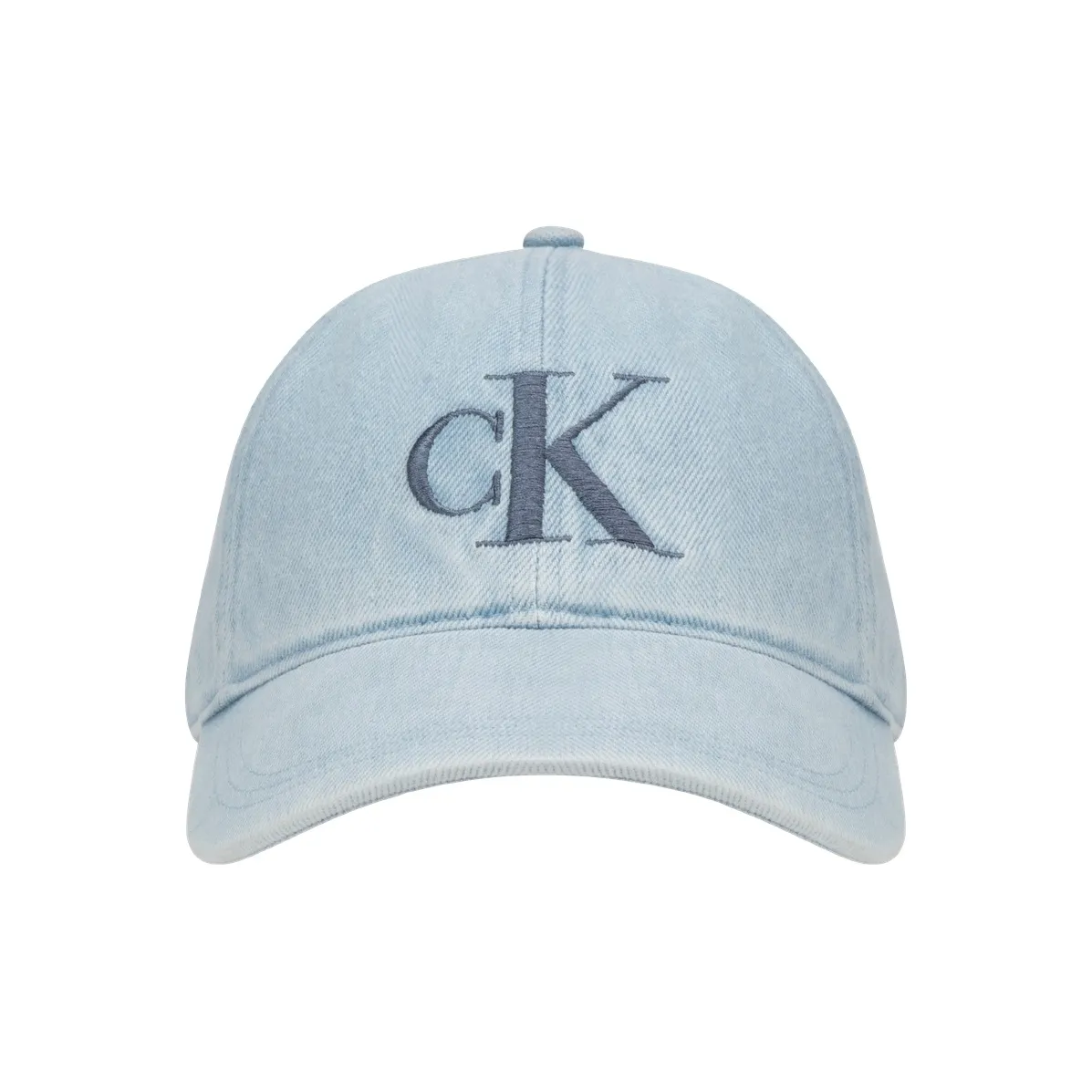 CALVIN KLEIN Cotton Baseball Caps Unisex Denim Light Blue
