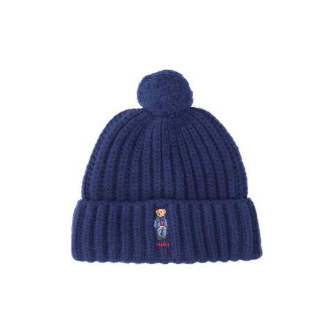 Polo Ralph Lauren Polo Bear Rib Pom Pom Beanie
