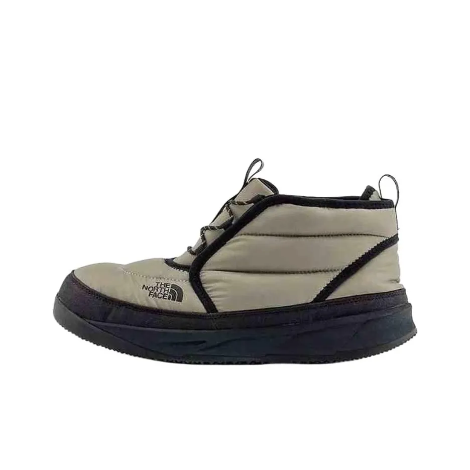THE NORTH FACE Nuptse Wear Resistant Short Snow Boots Men's Gray