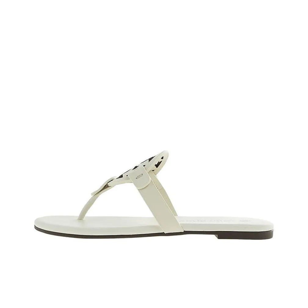 TORY BURCH Miller Soft Sandals New Ivory Off White Women's