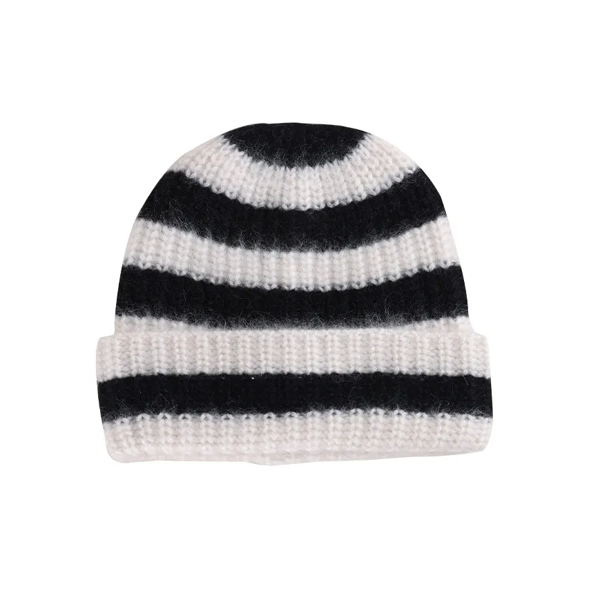 Lagur 100% кашемир Шапки-бини Унисекс Черный белый Кофейно-белый Светло-серо-белый
