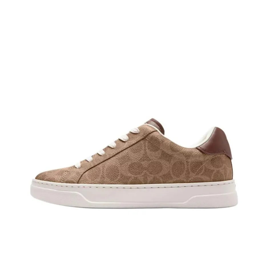 COACH Highline Low Top Skateboard Shoes Women
s Brown