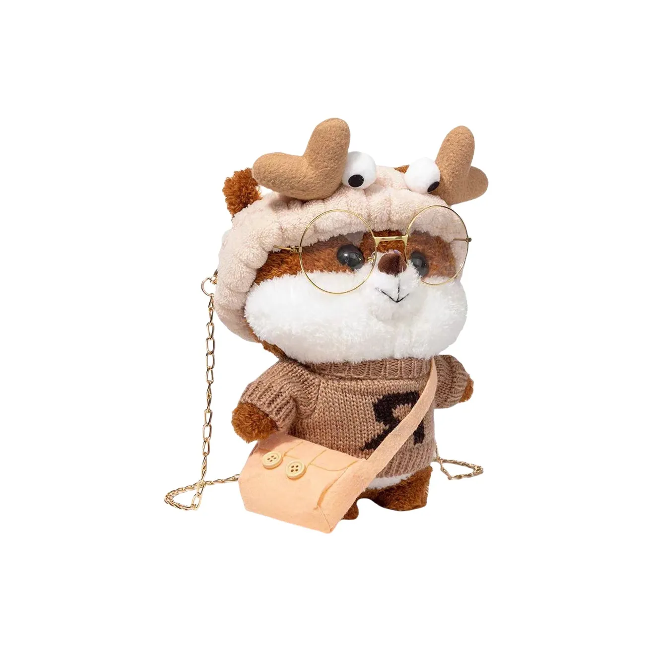 CORE BIRD Плюшевая Сумка через плечо Женская Хаки Светло-Синий Кофейный Темно-Синий