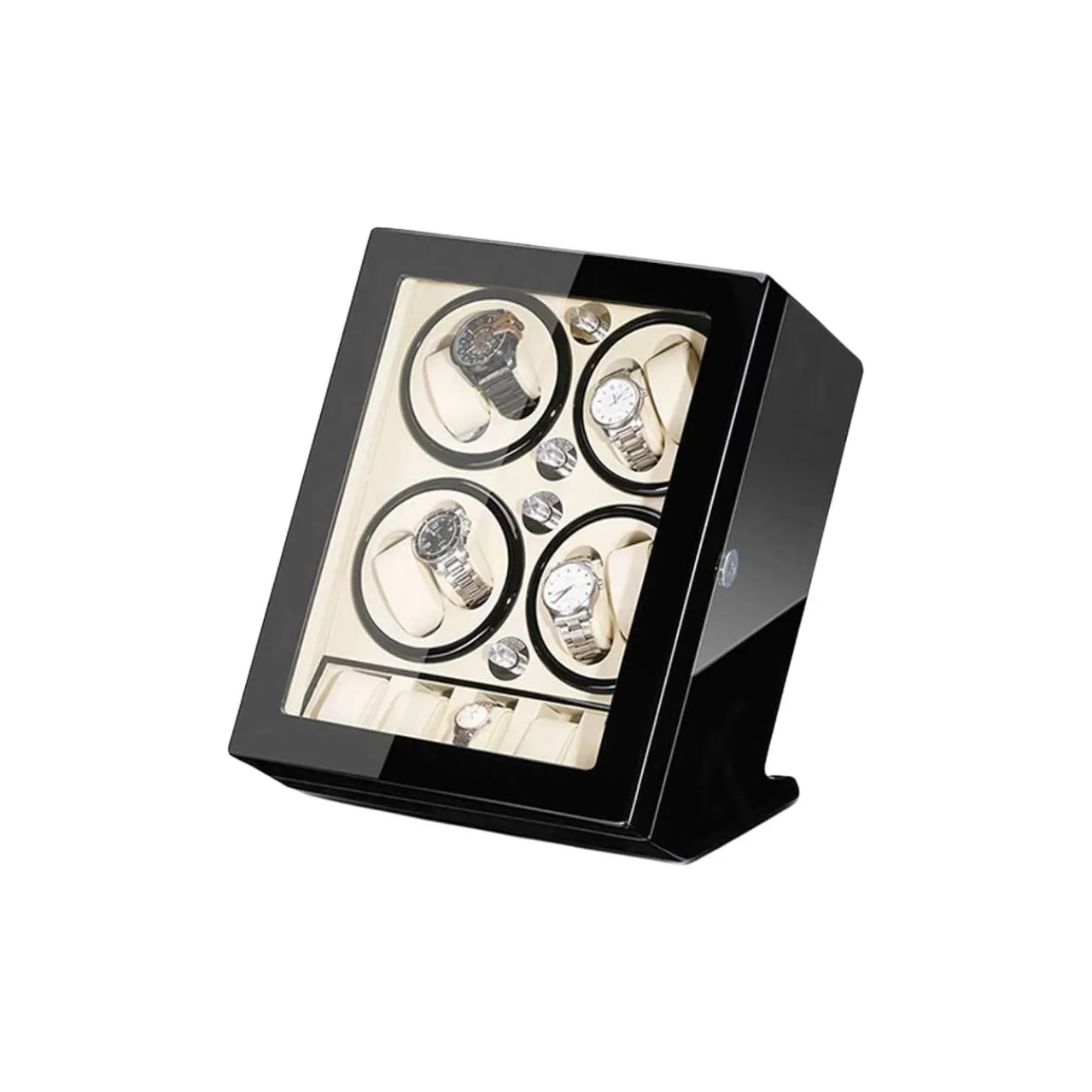 MINGNASHI MINEESI UK Imported 8+5 Зонт для часов из массивной древесины Механические часы Хранение Унисекс