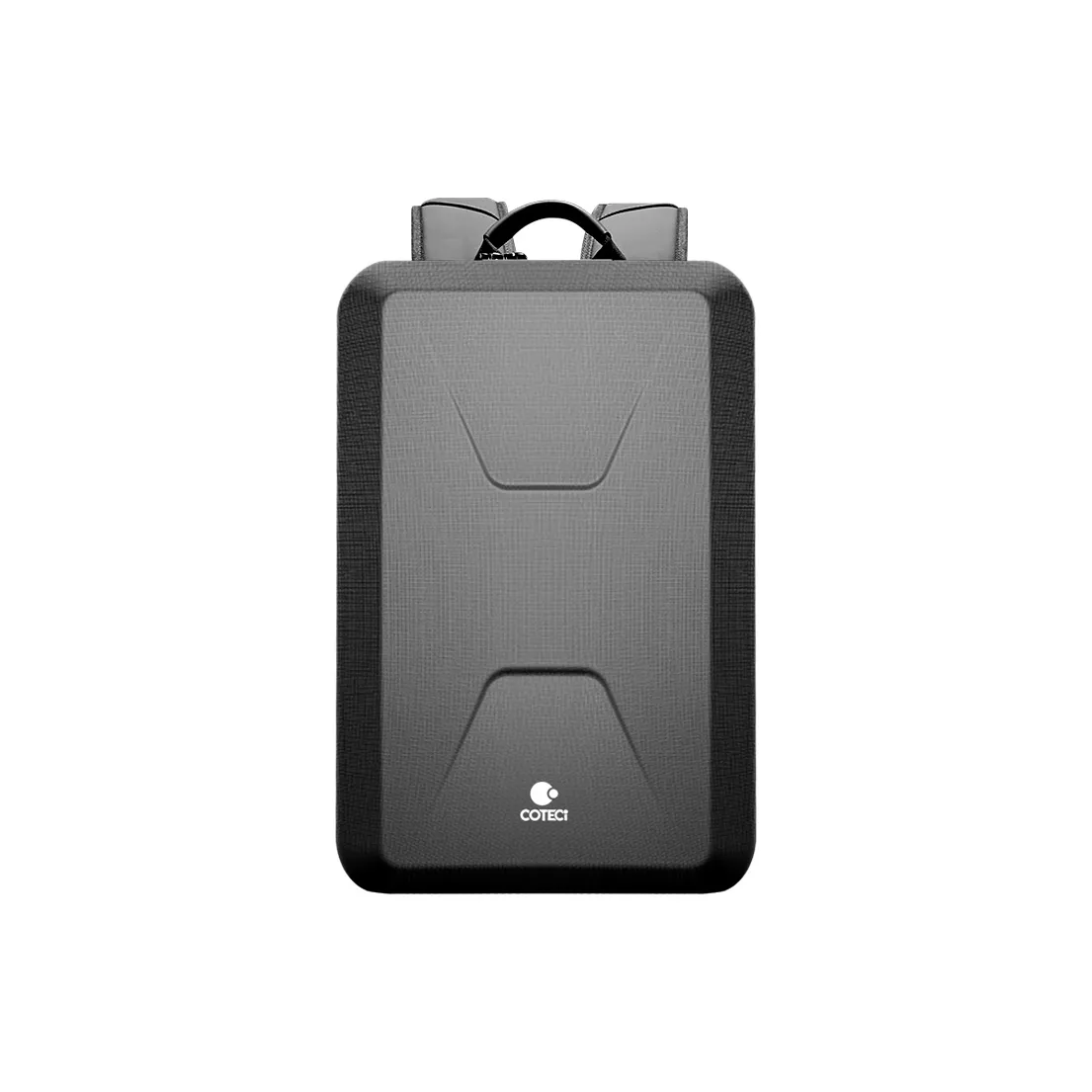 COTECi ABS+PC Рюкзак Большой Унисекс Черный Серебристый