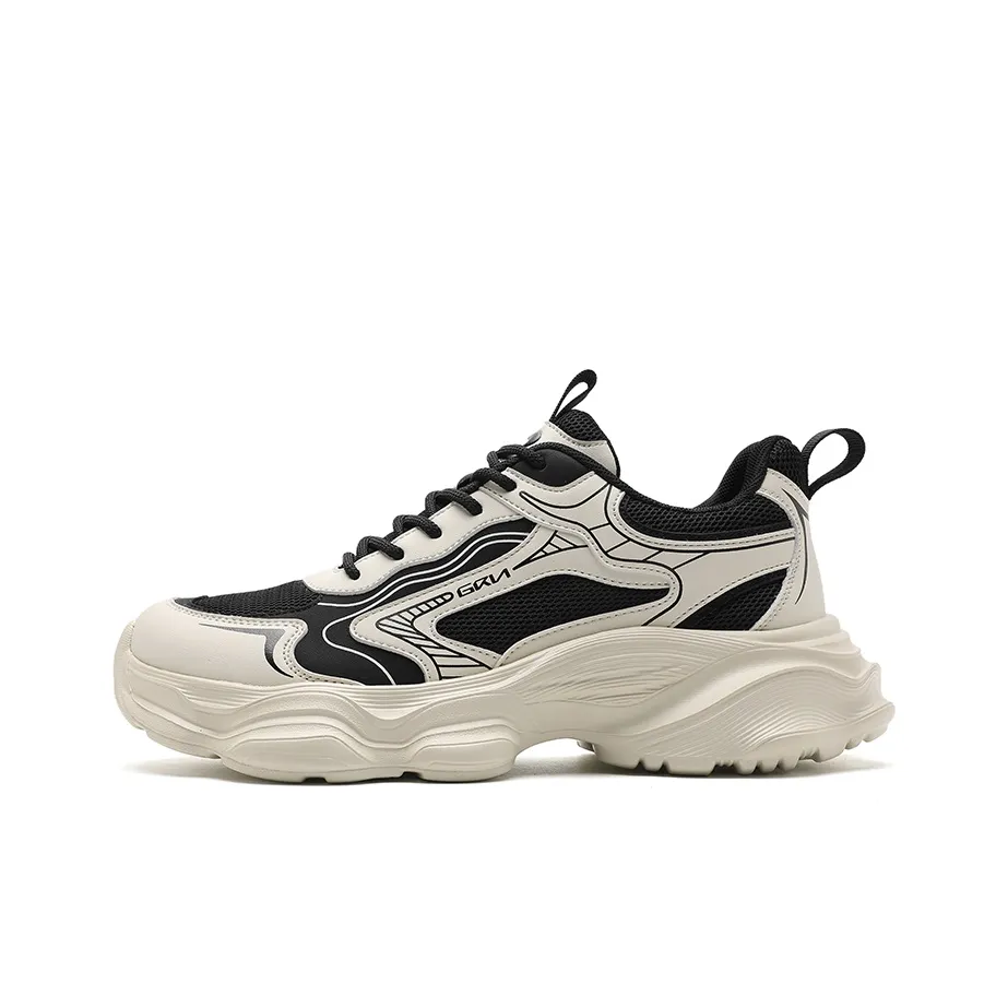 K-bird Anti-Slip Wear-Resistant Low-Top Chunky Sneakers Men's